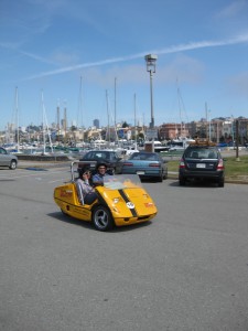 ... a GoCar - a great way to take in all of SF's attraction. Look out Mr Bean!   gocartours.com