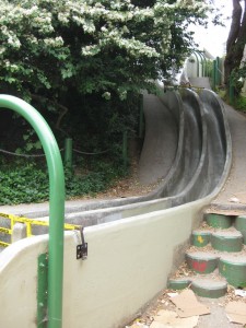 ... a cool slide hidden in the Castro which takes advantage of San Francisco's natural inclinations.